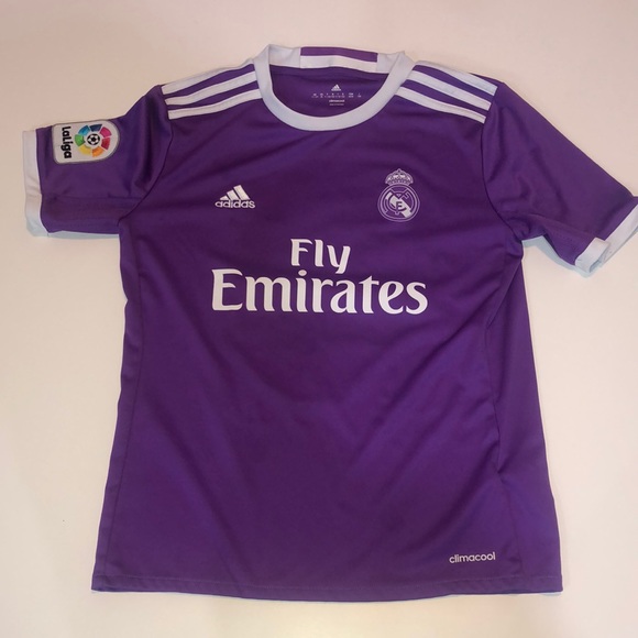 Boys REAL MADRID Soccer Jersey by Adidas - Size M